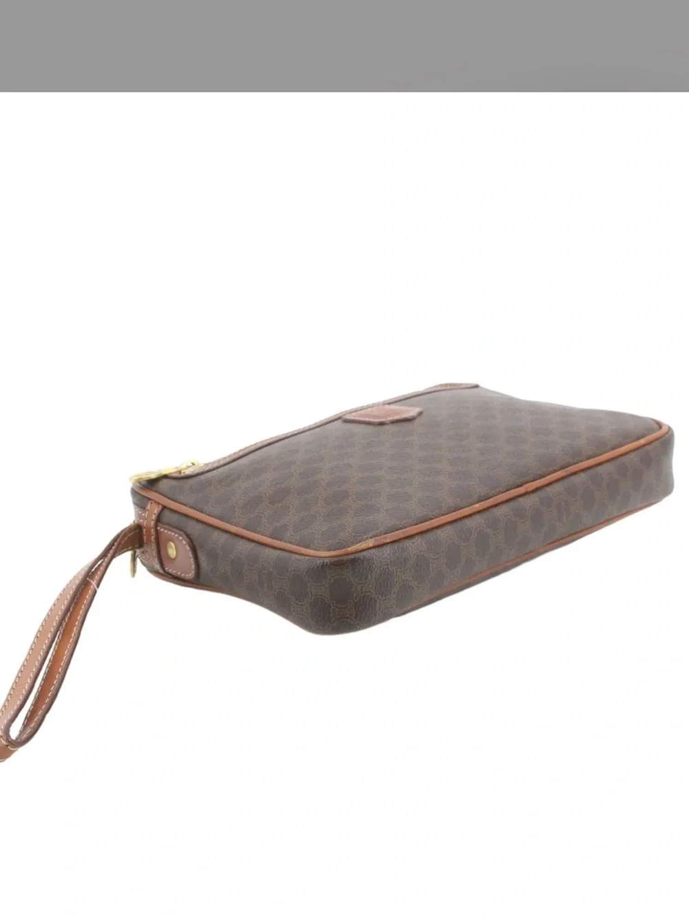 Celine Brown Macadam Clutch